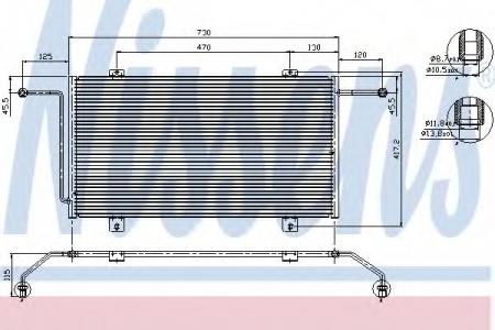 94326 OPEL Movano/RENAULT Master 1.9-2.8D 98- 94326 NISSENS