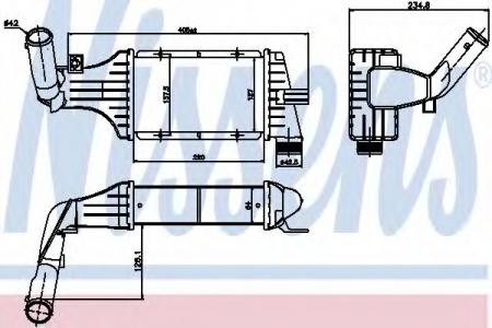 96788 OPEL ASTRA G 2.0DTI 99- INTERCOOLER 96788