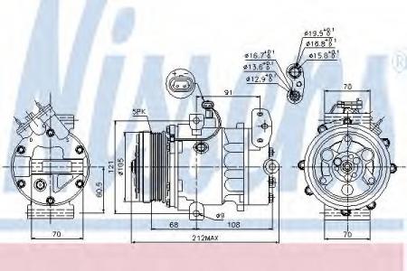  OP Astra G 89037 NISSENS