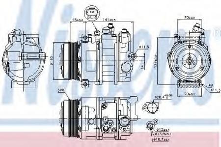  MB W203, W211 89039                NISSENS