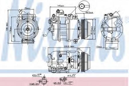  BMW 3(E46), X3(E83) 03.03- 89080