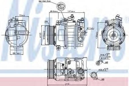   MB W203 3.2DCI 00]/W211 2.8CDI 02] 89520