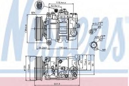  VAG A4 3.0 04-06 89529 NISSENS