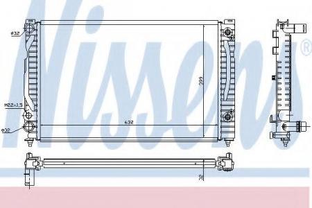    AUDI: A4 (8D2, B5) 1.6 60494 NISSENS