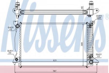  VAG A4 2.7TD/3.0TD 04-08 60314A NISSENS