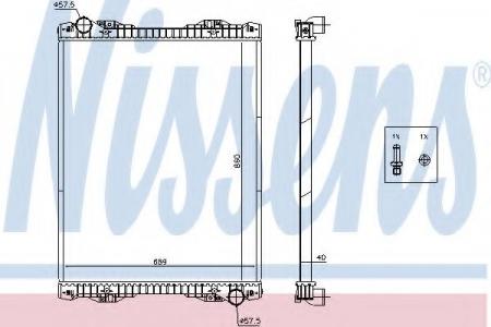 , SCANIA P 04- 860X687X36 672590