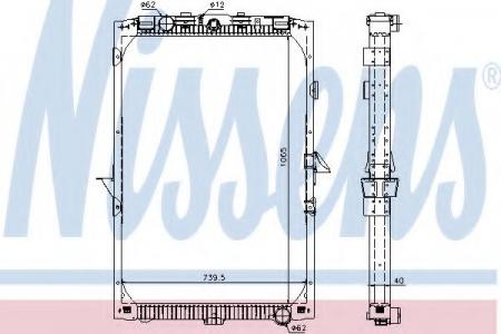  DAF XF 105 05- 61447 61447 NISSENS