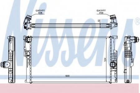  BMW 1 F20/F21  11-  118i 60816 NISSENS