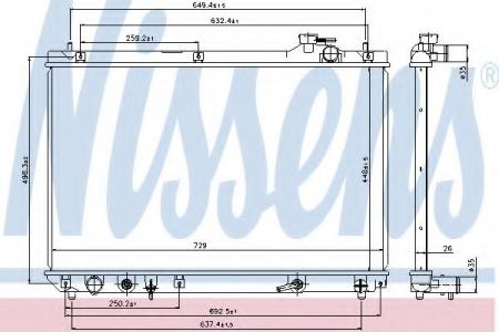  Lexus RX 300 64659 NISSENS