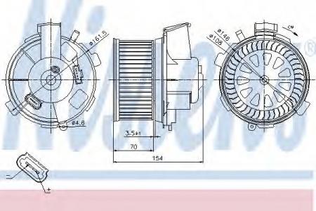   PSA 206 87021 NISSENS