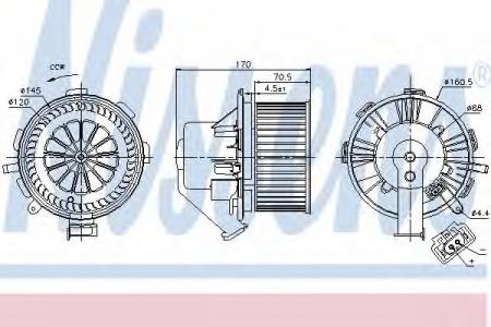    - MERCEDES SPRINTER 06- 87106 NISSENS