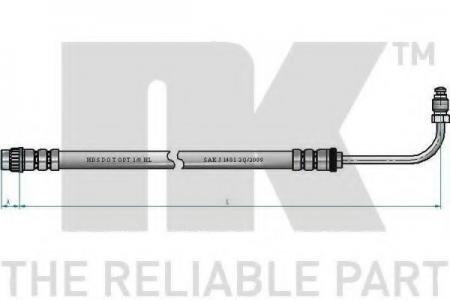   BREMSSCHLAUCH 853755 NK