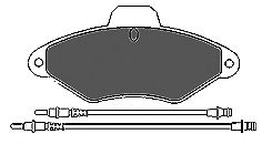 Bremsbelagsatz, Scheibenbremse 6373 Mapco