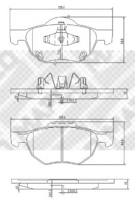 - .  Fr HO Accord VII 03- 6809 Mapco