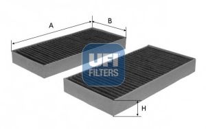 54.127.00 LAK 197 BMW 5/6 E60/61/63  2  5412700 UFI