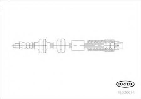  . Fr 580  BMW  X1 09- 19036614 CORTECO