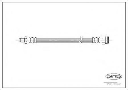  .  FR 345MM VAG FELICIA 90-01 19018641