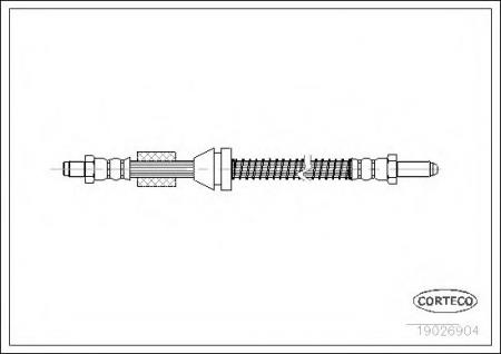 CORTECO   455MM FORD ESCORT 86-95 19026904