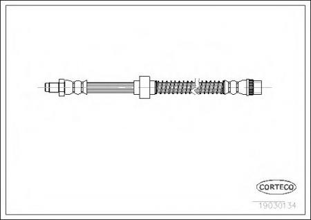  . Fr  460mm PSA  Berlingo 00- 19030134 CORTECO