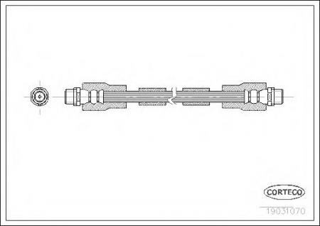   Fr 360mm VAG A8 94-06, Passat 97- 19031070 CORTECO