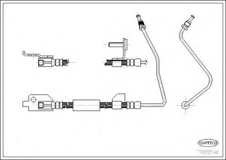   FORD: ESCORT V  1.3/1.4/1.6/1.8 16V/1.8 D/1.8 TD 90-92, ESCORT VI  1.3/1.4/1.6 I 16V/1.8 D/1.8 TD/1.8 I 16V 92-95, ESCORT VII  19032148