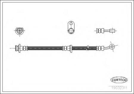  . FR L HONDA CIVIC 01-05 552 MM 19032311