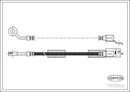   FR R 413MM JEEP CHEROKEE 84-01 19032488