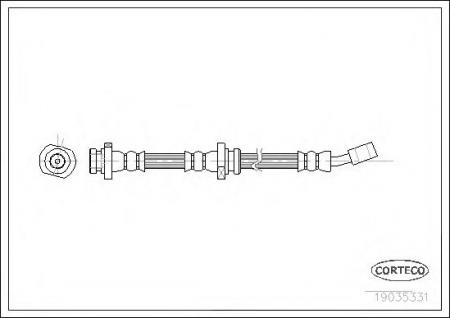   Fr NISSAN Almera (N15) 95-00                 19035331             CORTECO