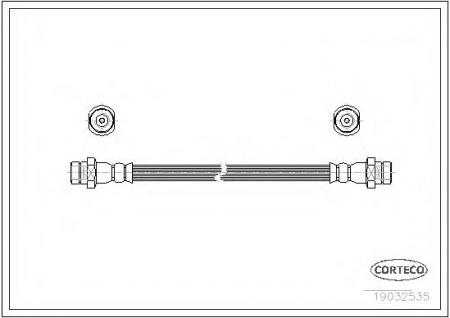   RE TOYOTA CORROLA 97-02 300 MM 19032535