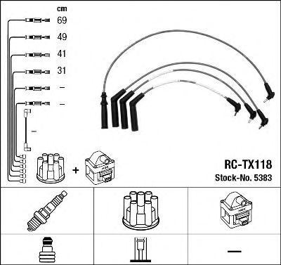 RC-TX118 (5383) TOYOTA COROLLA 1.3I -95 -  5383