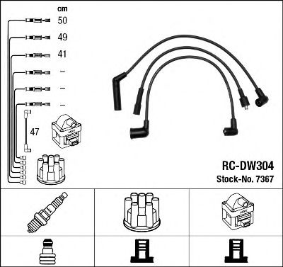 7367 / RC-DW304    CHEVROLET MATIZ 7367