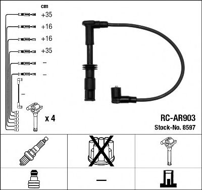 RC-AR903 (8597) ALFA ROMEO 156 1.6-2.0I 00- -  8597