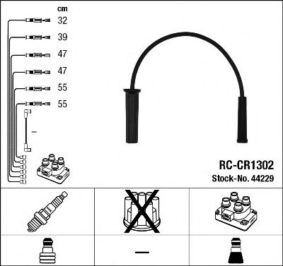 RC-CR1302 (44229) CHRYSLER Voyager IV 3.3i 00- - 44229 NGK