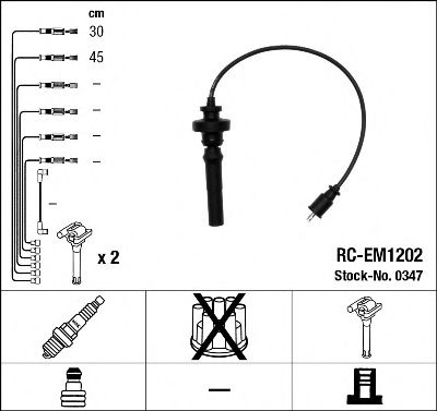 0347 / RC-EM1202    MITSUBISHI LANCER 03- 4G13 4G18/COLT/SPACE STAR 1.3/1.6 98> 0347