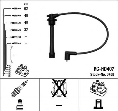 0709 / RC-HD407    HY ACCENT,ELANTRA 1.5-1.6L 2.0L G4ED 0709