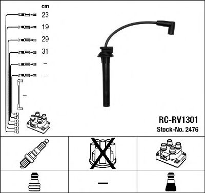 2476 / RC-RV1301    CHRYSLER NEON II 99-, PT CRUISER 00-, MINI: M 2476