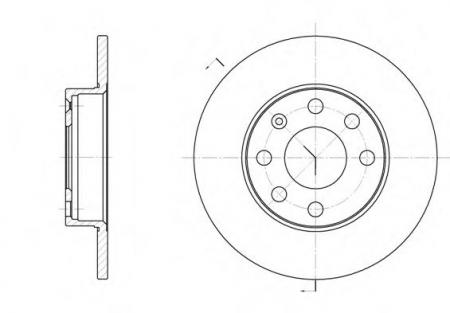 6057.00 =203605 =815 251 102=2586F [569028]  . . Opel Corsa / Kadett 1.0-1.4 <93 6057.00 REMSA