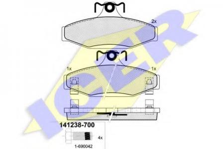 141238-700 (23242) SSANG MUSSO/KORANDO R 141238700