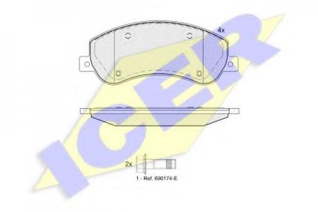 141793-204 (24484) VW AMAROK 10- F 141793204