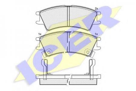  HYU ATOS/ATOS PRIME 1.0I 12V 98-  181268