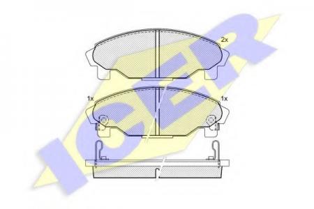 181340 (21952) DAIHATSU Charade 93- F 181340 Icer