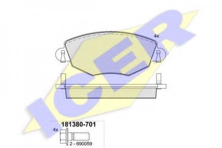 181380-701 (23279) FORD MONDEO 00- F 181380701