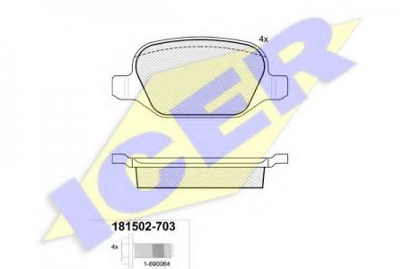 181502-703 (23517) ALFA 147/156 97- R 181502703 Icer