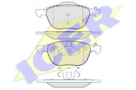 181617-202 (23723) FORD FOCUS 12- F 181617202