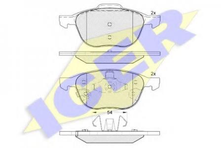 181617-203 (23724) FORD FOCUS 12- F 181617203