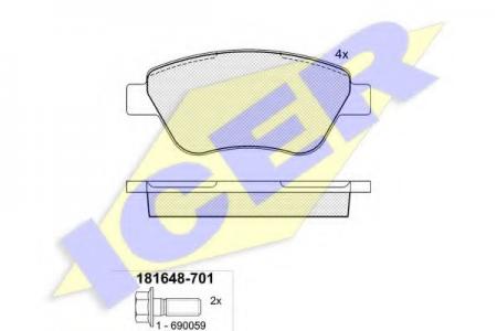 181648-701 (23705) FIAT PANDA II 06-12 F 181648701