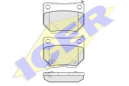 181749 (23381) SUBARU Impreza 01- R 181749 Icer