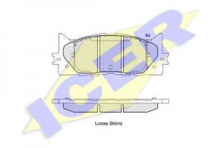  . . TOYOTA CAMRY 06-] 181764 Icer