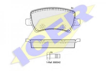 181776 (24496) FORD Galaxy 06- R 181776 Icer