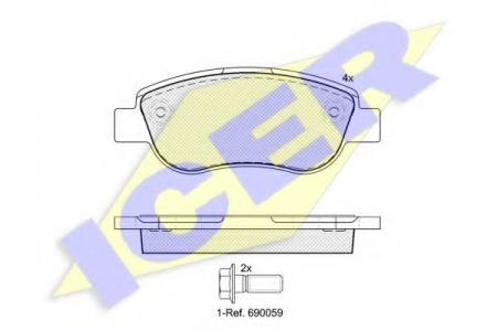 181883 (24393) RENA MEGANE II 03-05 F 181883